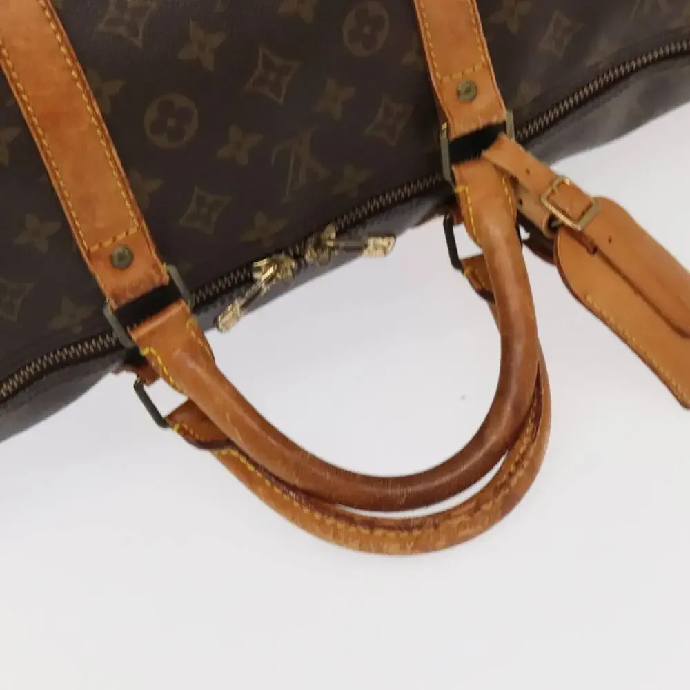 LOUIS VUITTON Monogram Keepall Bandouliere 60 Boston Bag M41412